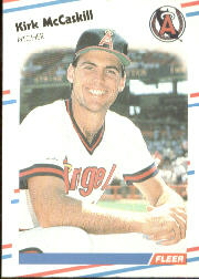 1988 Fleer Baseball Cards      496     Kirk McCaskill
